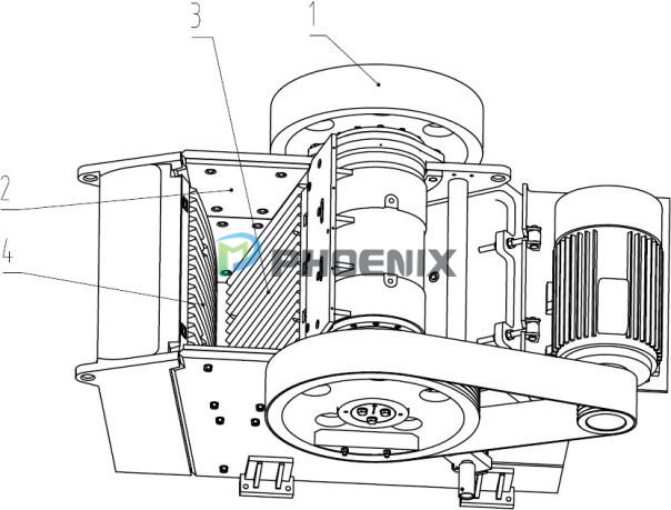 颚式破碎机结构图