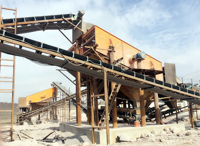 振动筛现场 振动筛现场