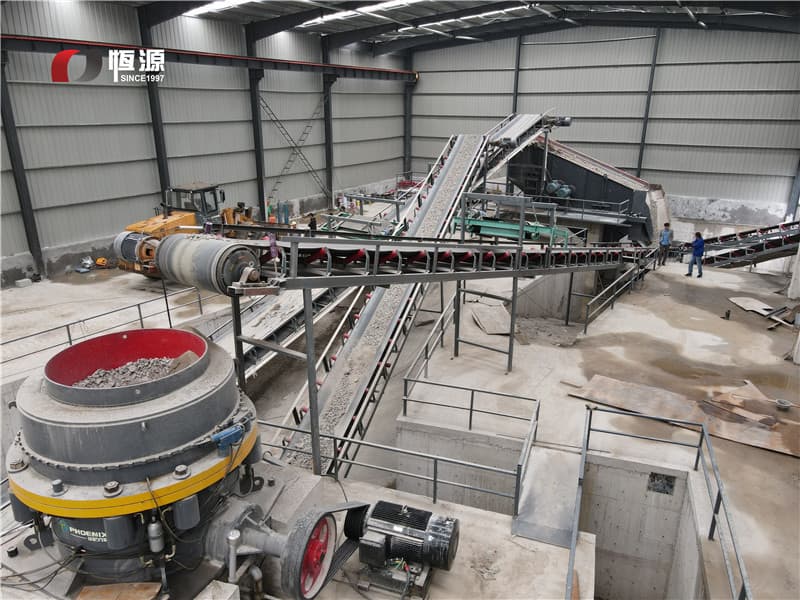 混凝土废料破碎生产线 混凝土废料破碎生产线